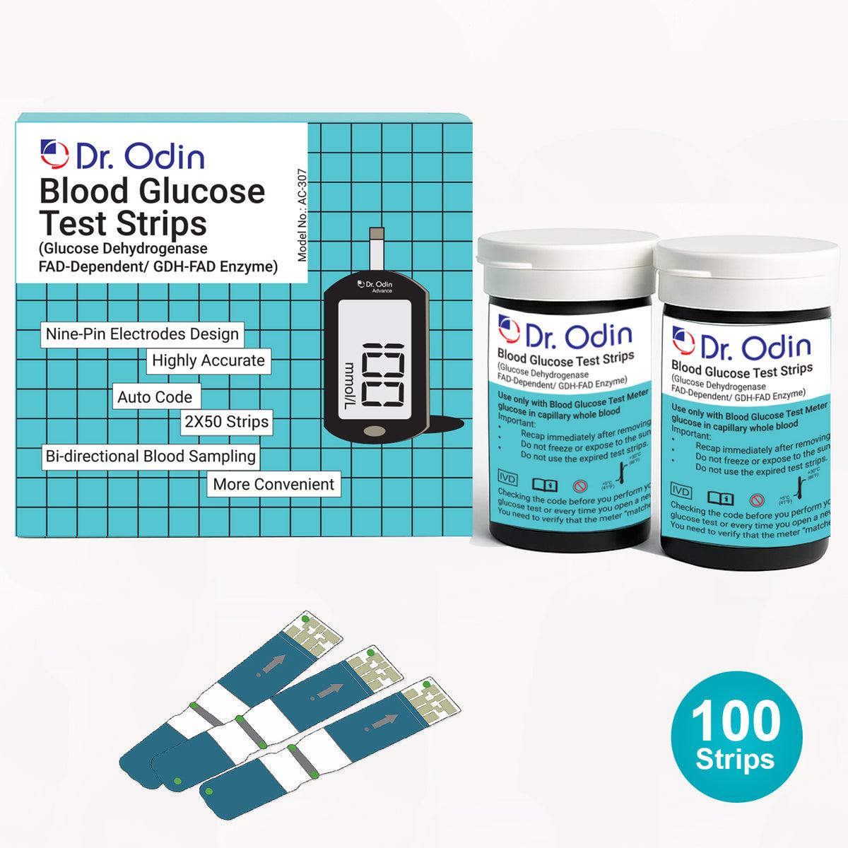 Dr. Odin GDH-FAD Blood Glucose Test Strips