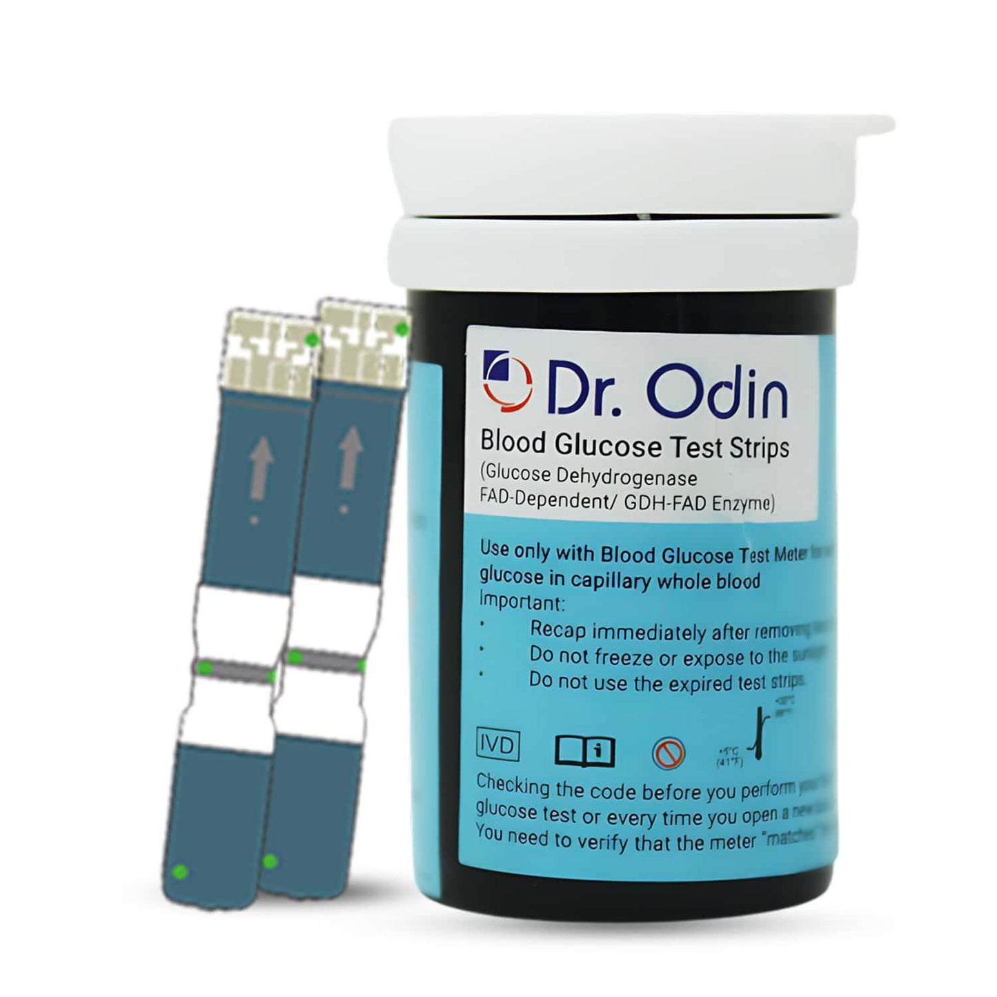 Dr. Odin GDH-FAD Blood Glucose Test Strips
